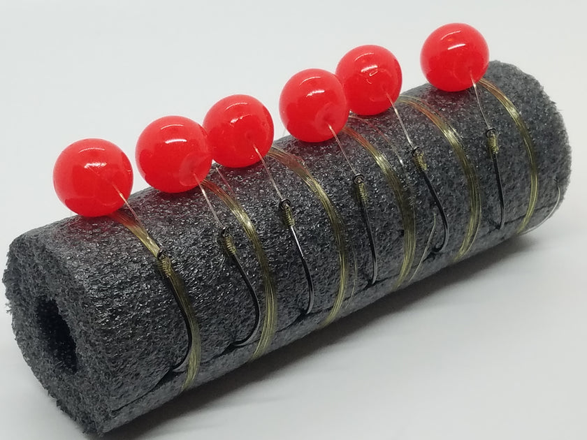 Pre Tied Homemade Fishing Leader Holder Pre Tied Soft Bead