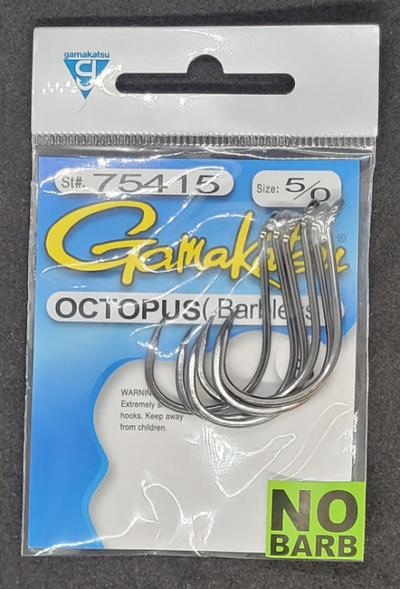Gamikatsu 5/0 Barbless hooks