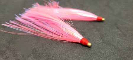Salmon Tinsel Skirts