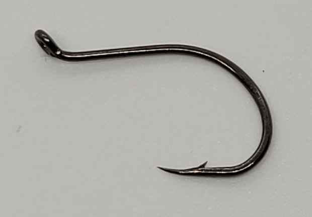 100 Pz Ampio Gap Verme Ami Da Pesca Jig Manovella Big Bass Gancio Nero - Foto 4